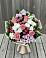 Букет цветов из: Альстромерии, Гвоздики, Розы и Хризантемы в Кирово-Чепецке