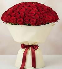 Букет 101 Красная роза Милано в Кирово-Чепецке