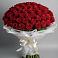 Букет 101 Красная роза Блэк Мэджик в Кирово-Чепецке
