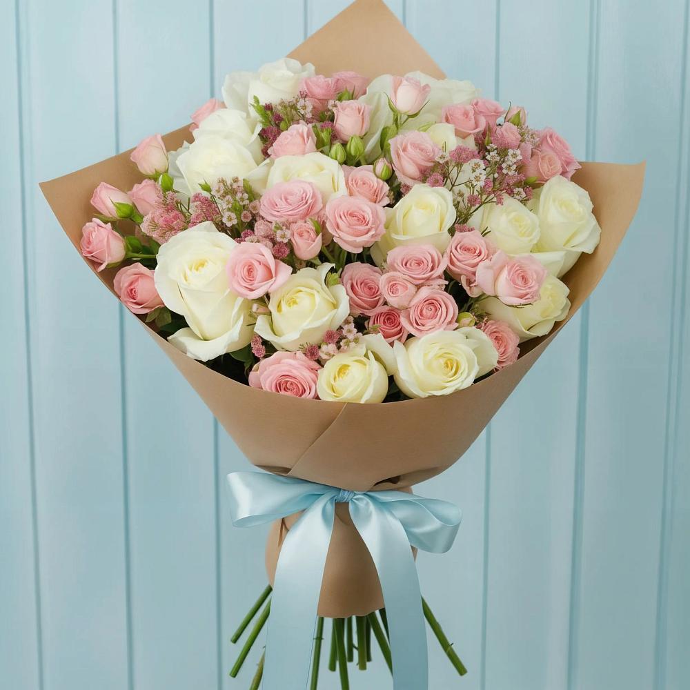 Букет цветов из: Розы в Кирово-Чепецке