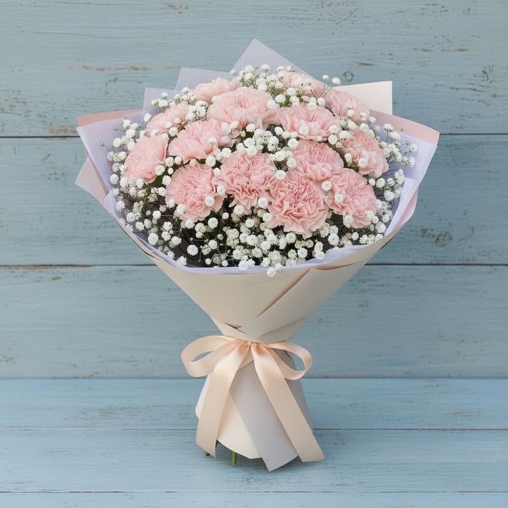 Букет цветов из: Гвоздики в Кирово-Чепецке