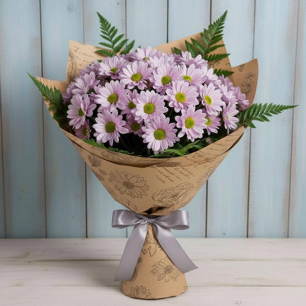 Букет цветов из: Хризантемы в Кирово-Чепецке