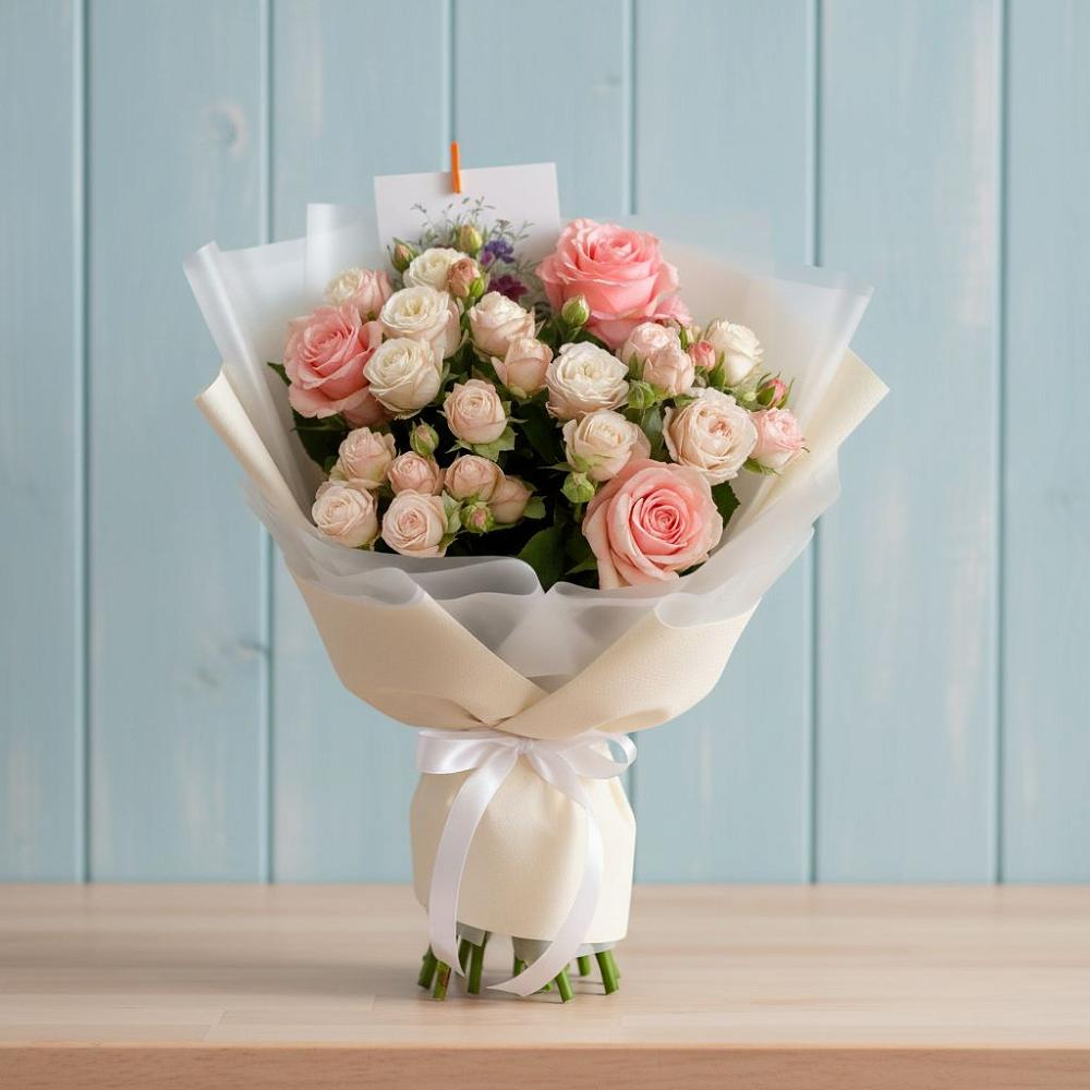 Букет цветов из: Розы в Кирово-Чепецке