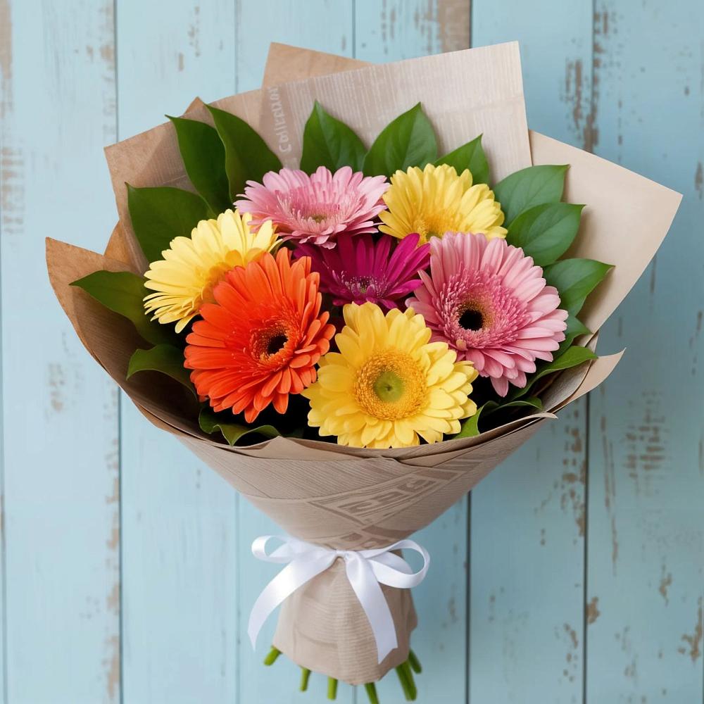 Букет цветов из: Герберы в Кирово-Чепецке