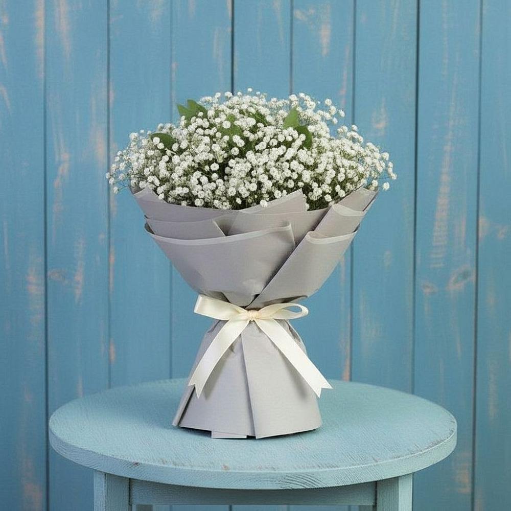 Букет цветов из: Гипсофила в Кирово-Чепецке