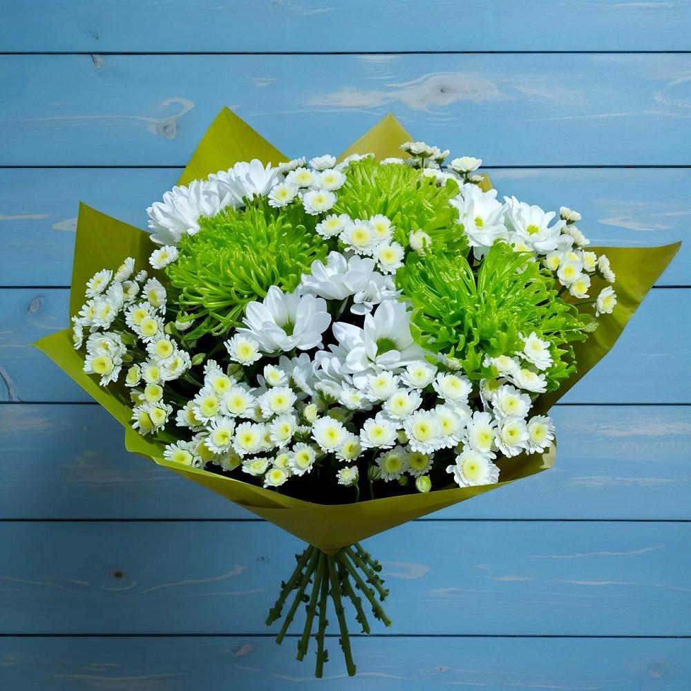 Букет цветов из: Хризантемы в Кирово-Чепецке