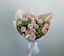 Букет цветов из:  Розы и Хризантемы #REPLACE_PRED# Кирово-Чепецке