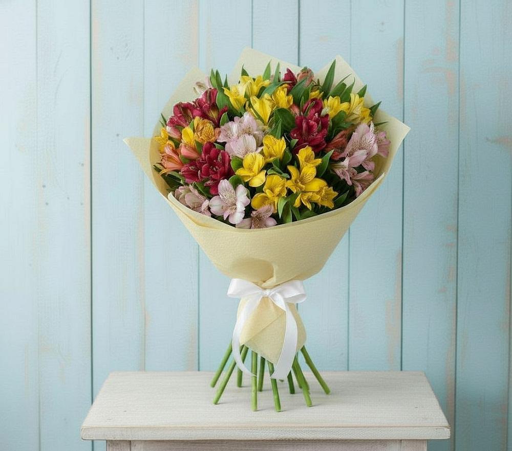 Букет цветов из: Альстромерии в Кирово-Чепецке