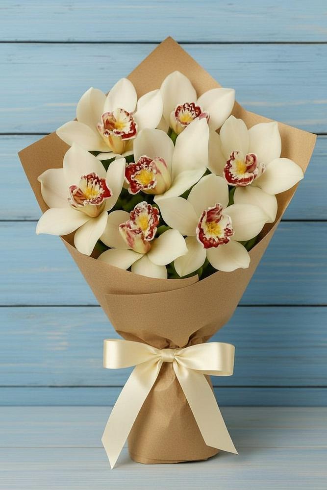 Букет цветов из: Орхидеи и Розы в Кирово-Чепецке